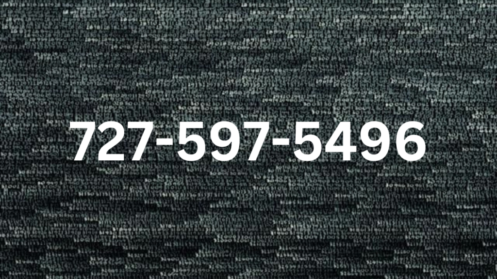 727-597-5496 Everything You Need to Know