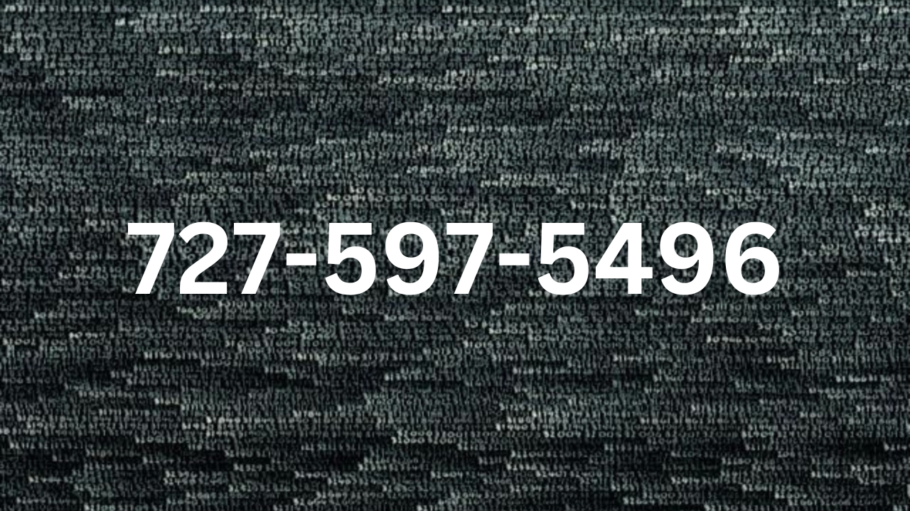 727-597-5496 Everything You Need to Know