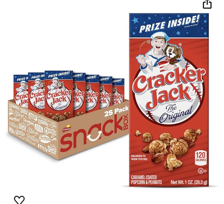 UPC 028400626217 Cracker Jack Original Caramel Coated Popcorn & Peanuts